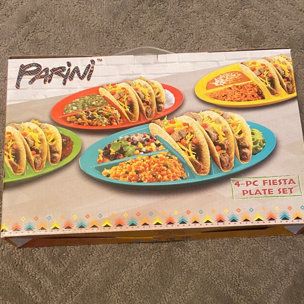 Parini 4-Piece Fiesta Plate Set